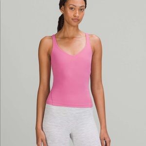 Lululemon Pink Blossom Waist Length Align Tank